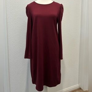 Old Navy | Maroon Long Sleeve Dress
